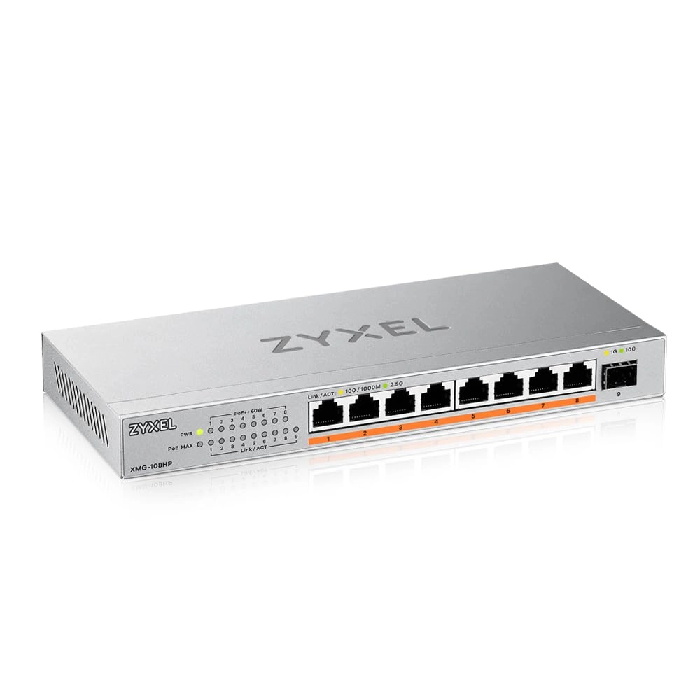 Zyxel XMG-108HP-EU0101F 8-ports