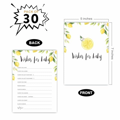 Baby Shower Game Cards - 30