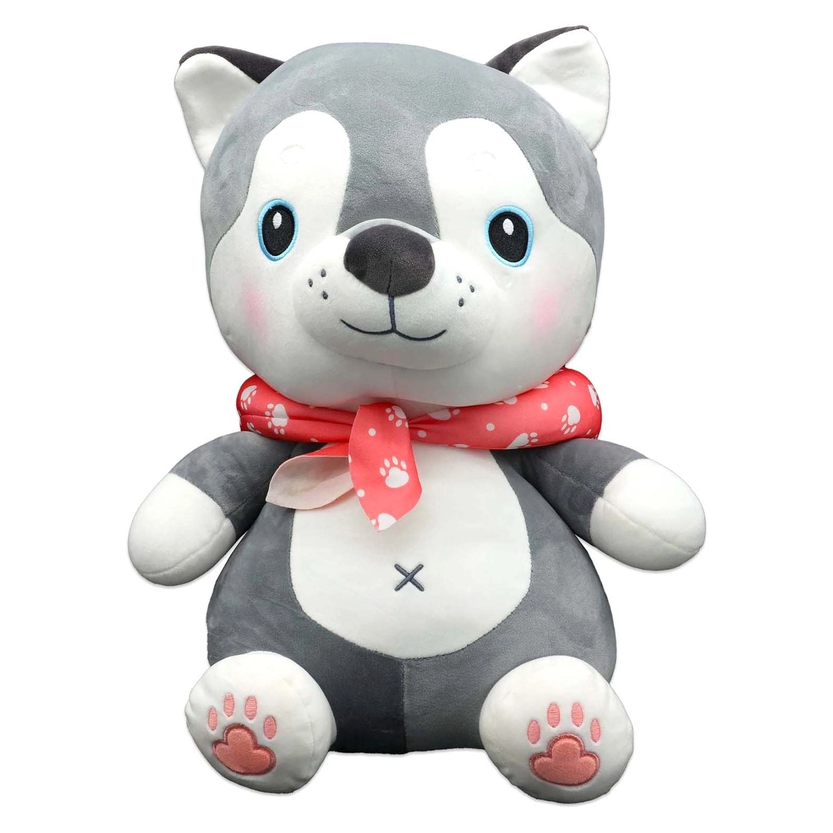 Cuddles Husky Marshmallow 48 cm Plush - Multicolour