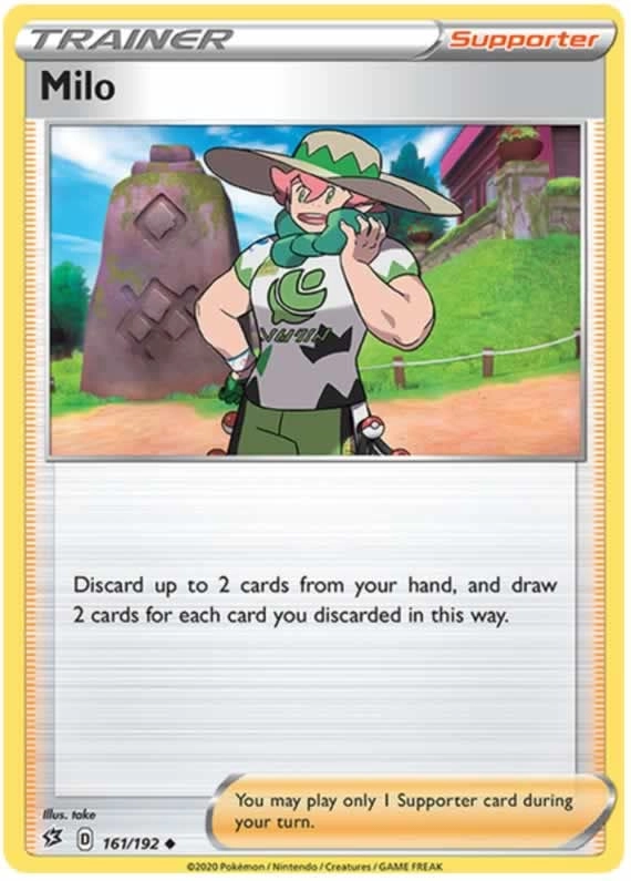 Pokémon Milo 161/192 - English + Toploader