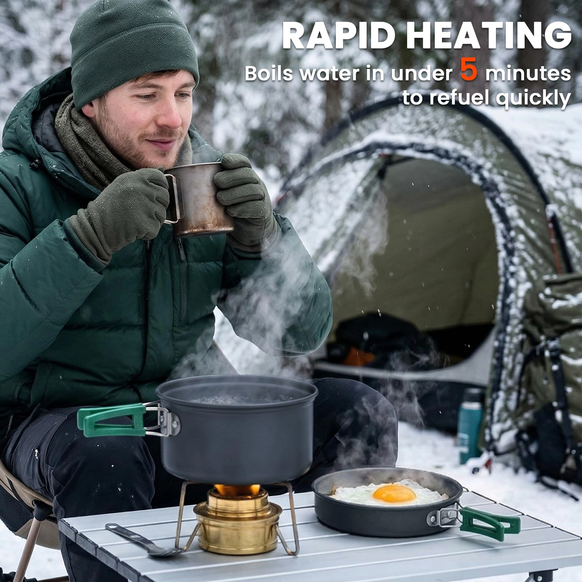 Camping Cookware Set - 1 3.61 Litres