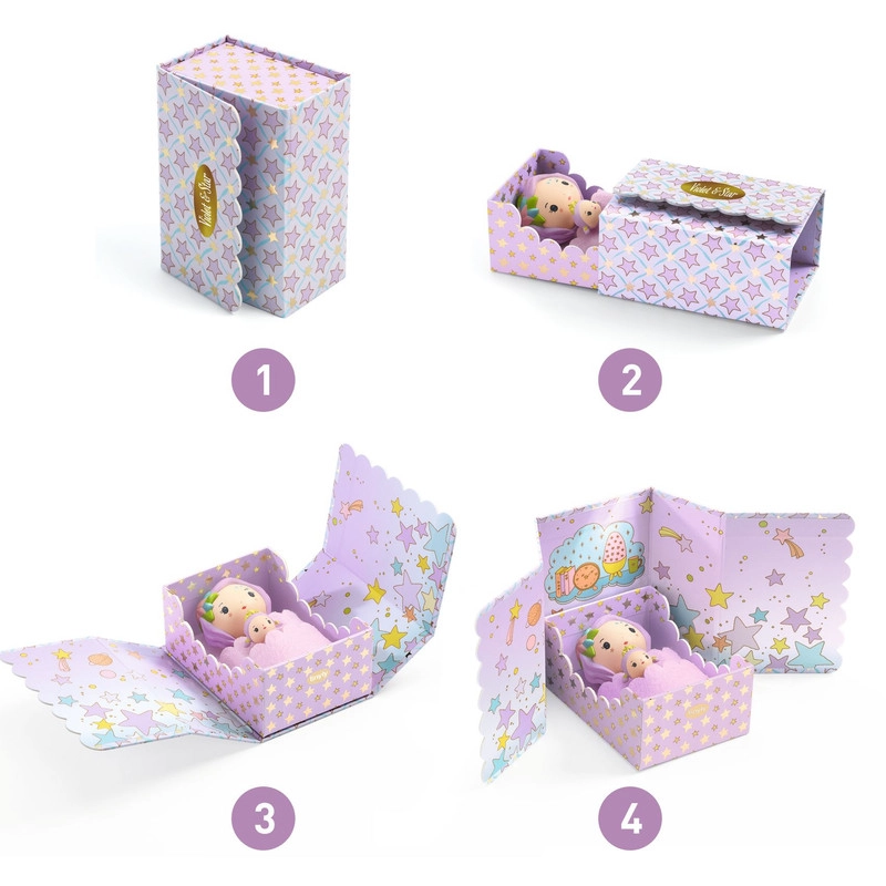 Tinyroom - Violet Tinyly Figures (637187-DJ06965) 6 pcs