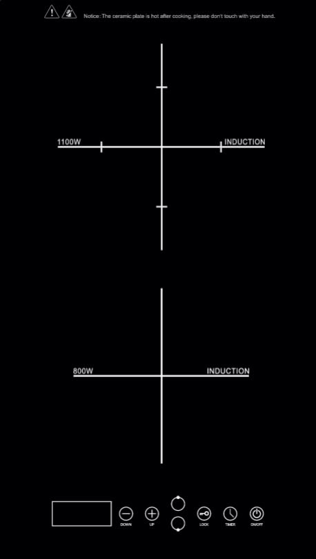 Argyolas ARUK-BJ-ID2US Induction hob