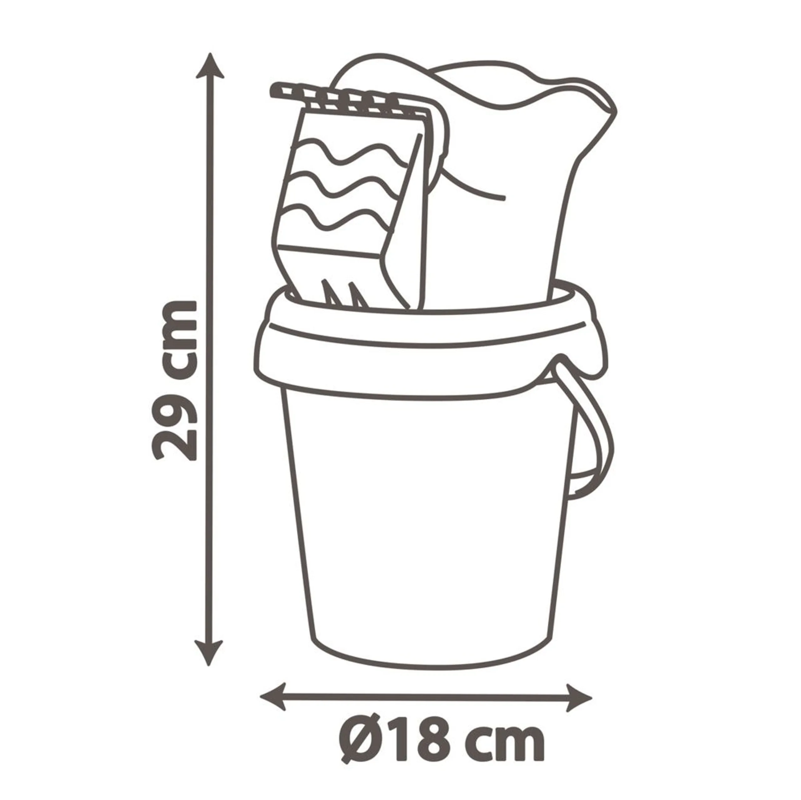 Stitch Sand Bucket Set - 3+ Multi Colour