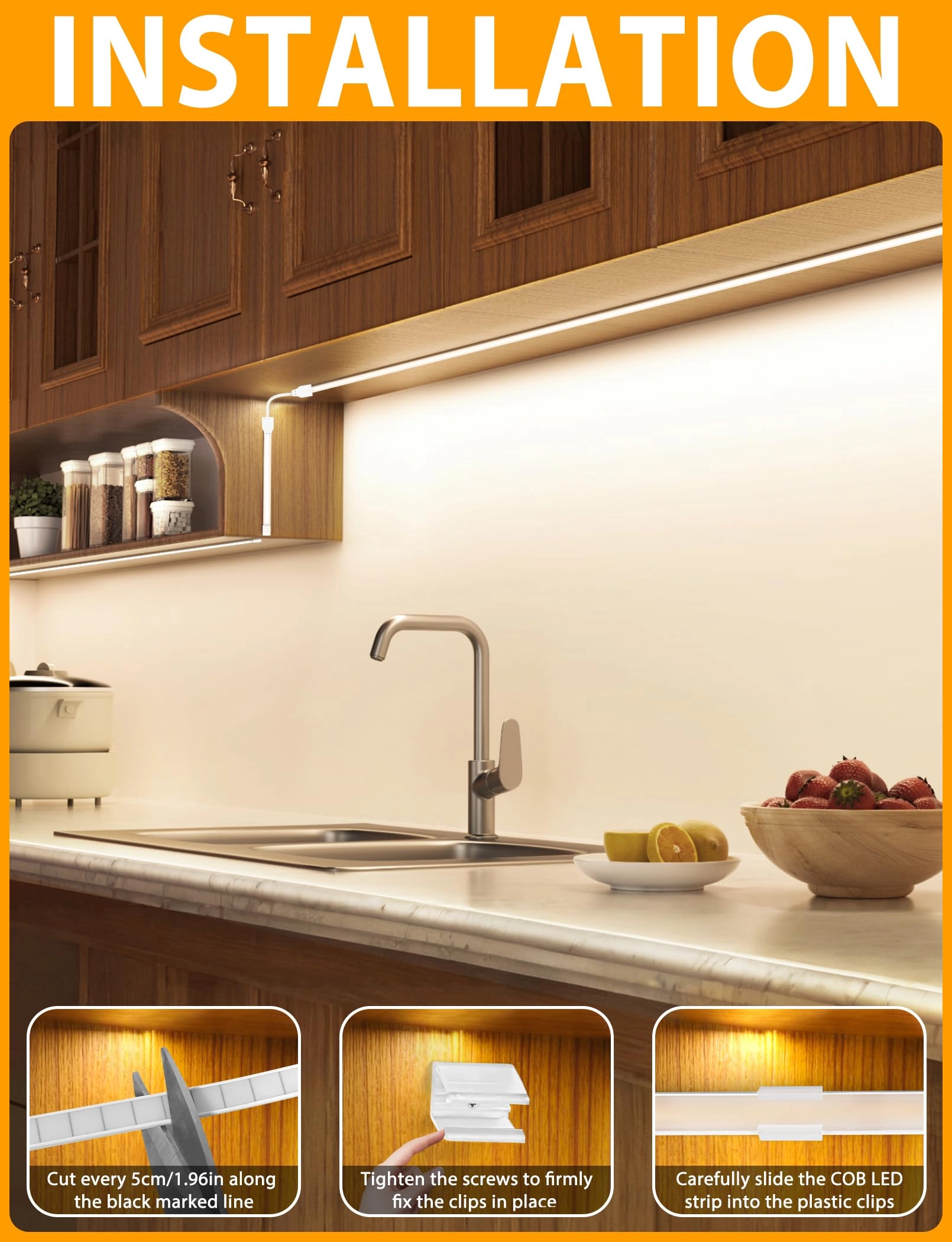 COB LED Strip Light - 5M