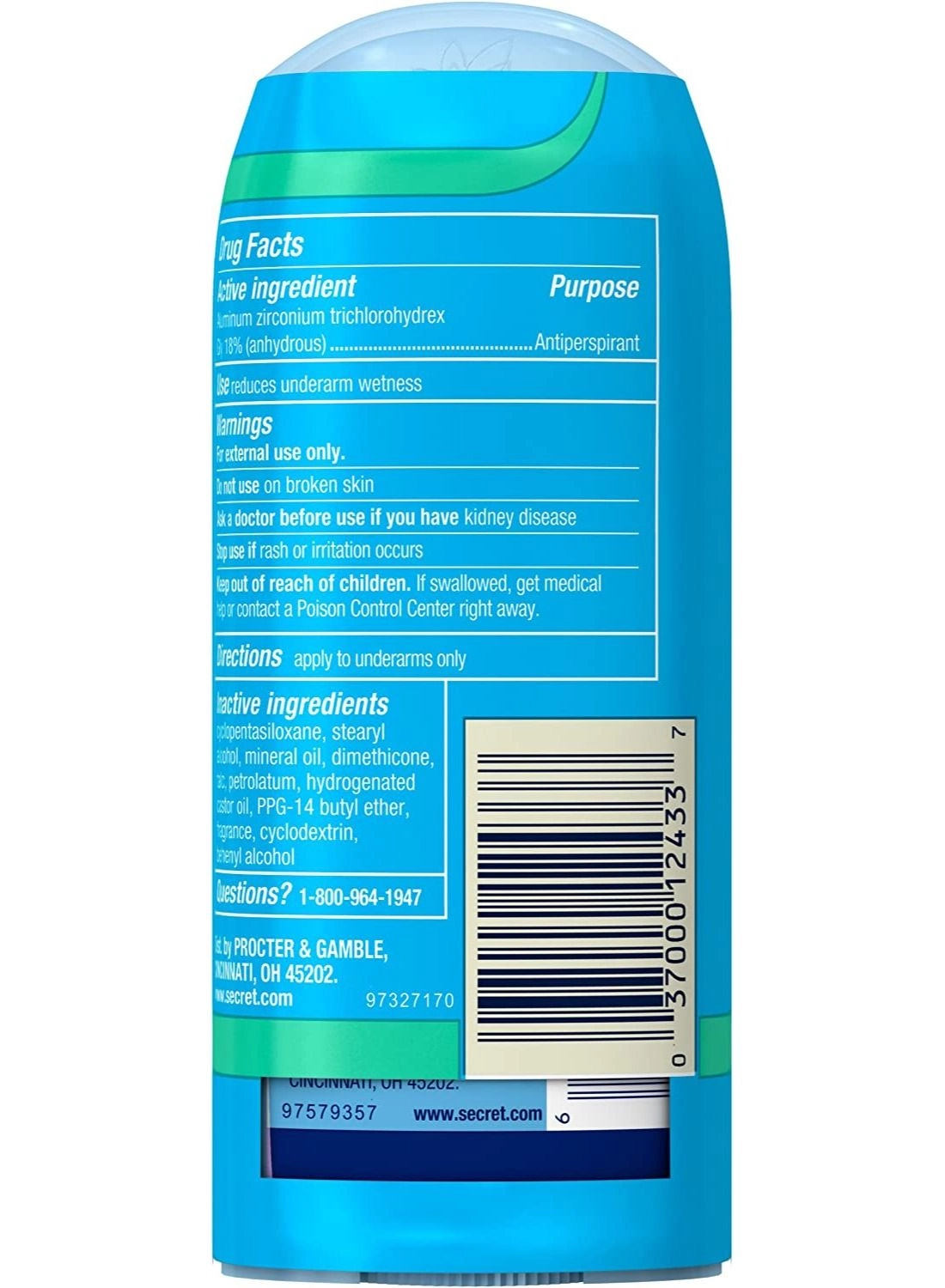 pH Balanced Antiperspirant/Deodorant - Shower Fresh 73 g Twin Pack