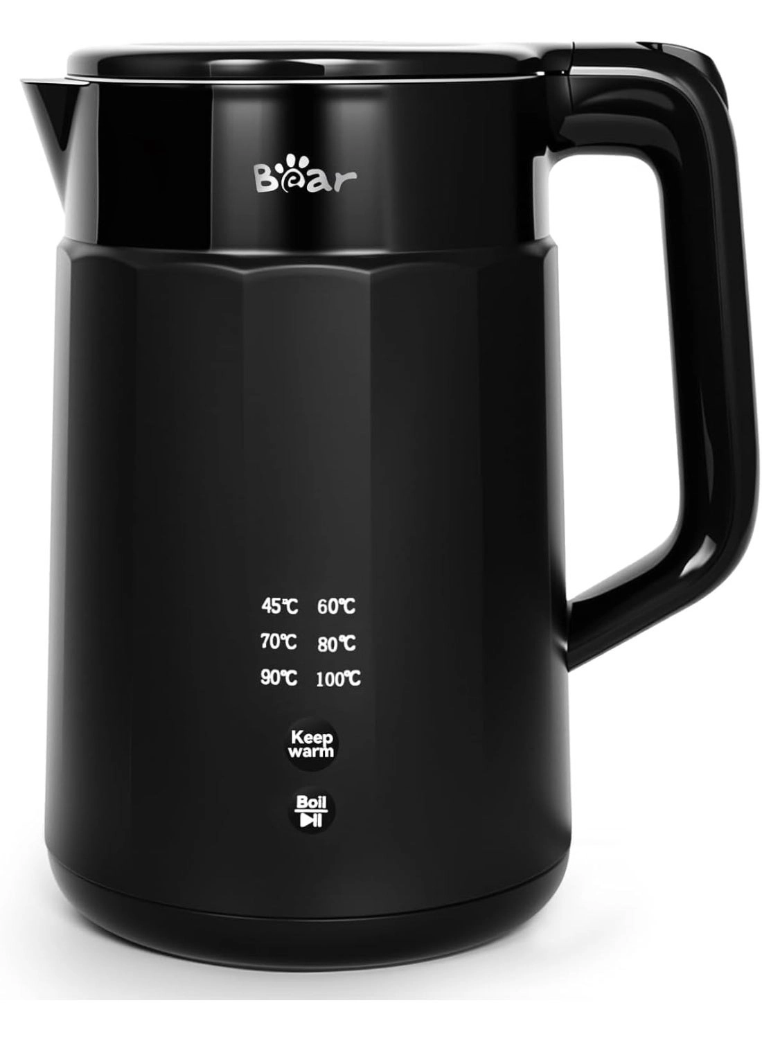 Bear Temperature Control Stainless Steel Electric Kettle