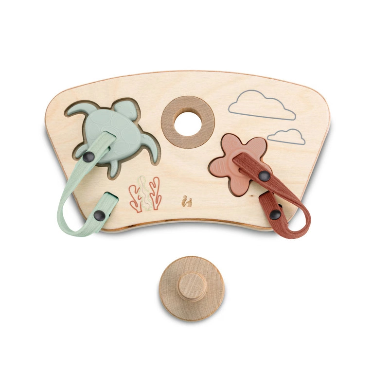 Puzzling Turtle & Flower Play-Tray - Suitable for 8 Months & Above.