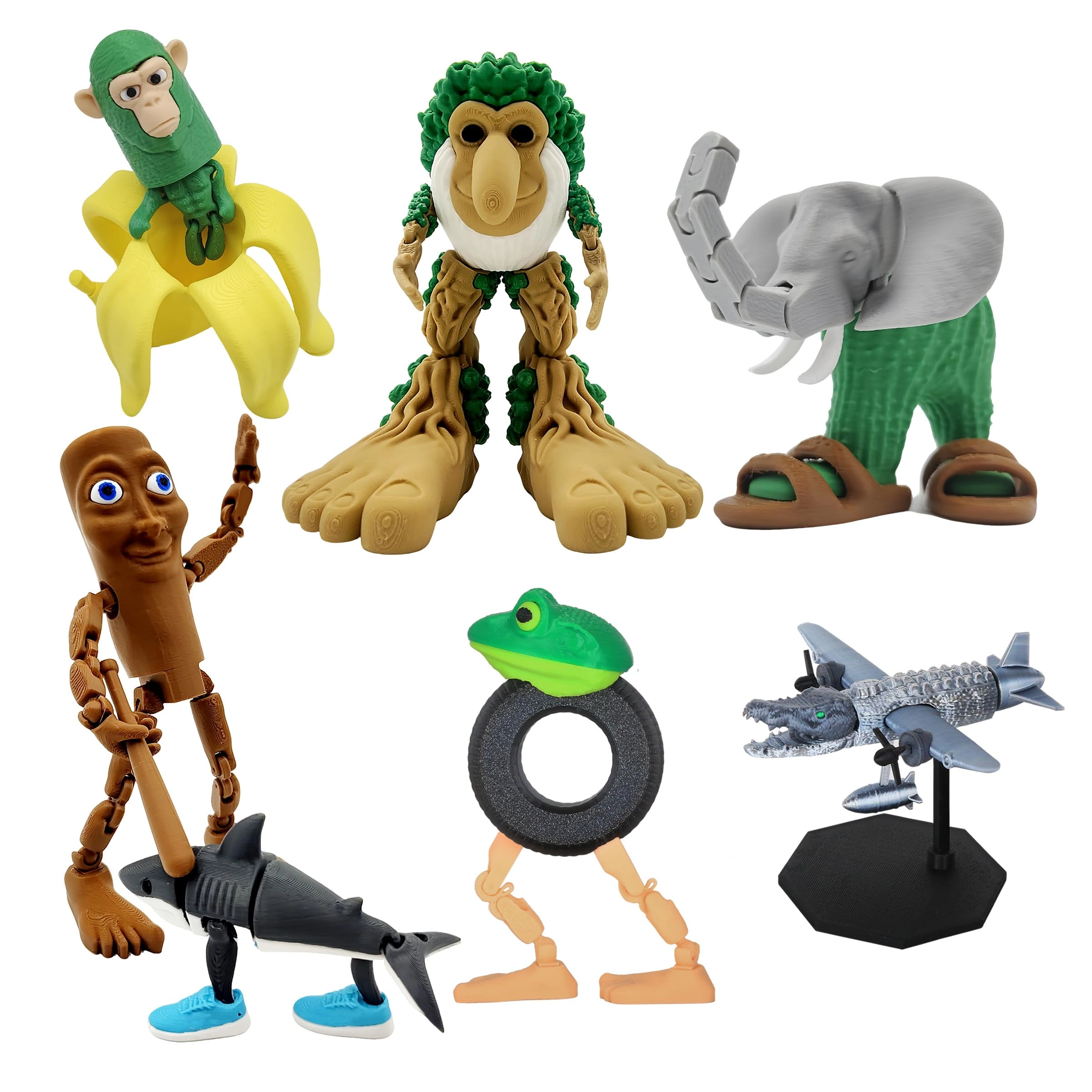 AISHJ - 36.0 months Shark,Frog,Monkey,Elephant,Crocodile 1