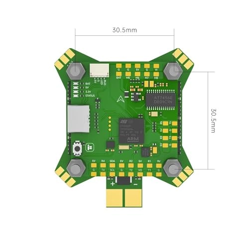 BLITZ F745 - Flight Controller + BLITZ E55S 4-IN-1 - 2-6S Speed Controller + 55A 2-6S Battery