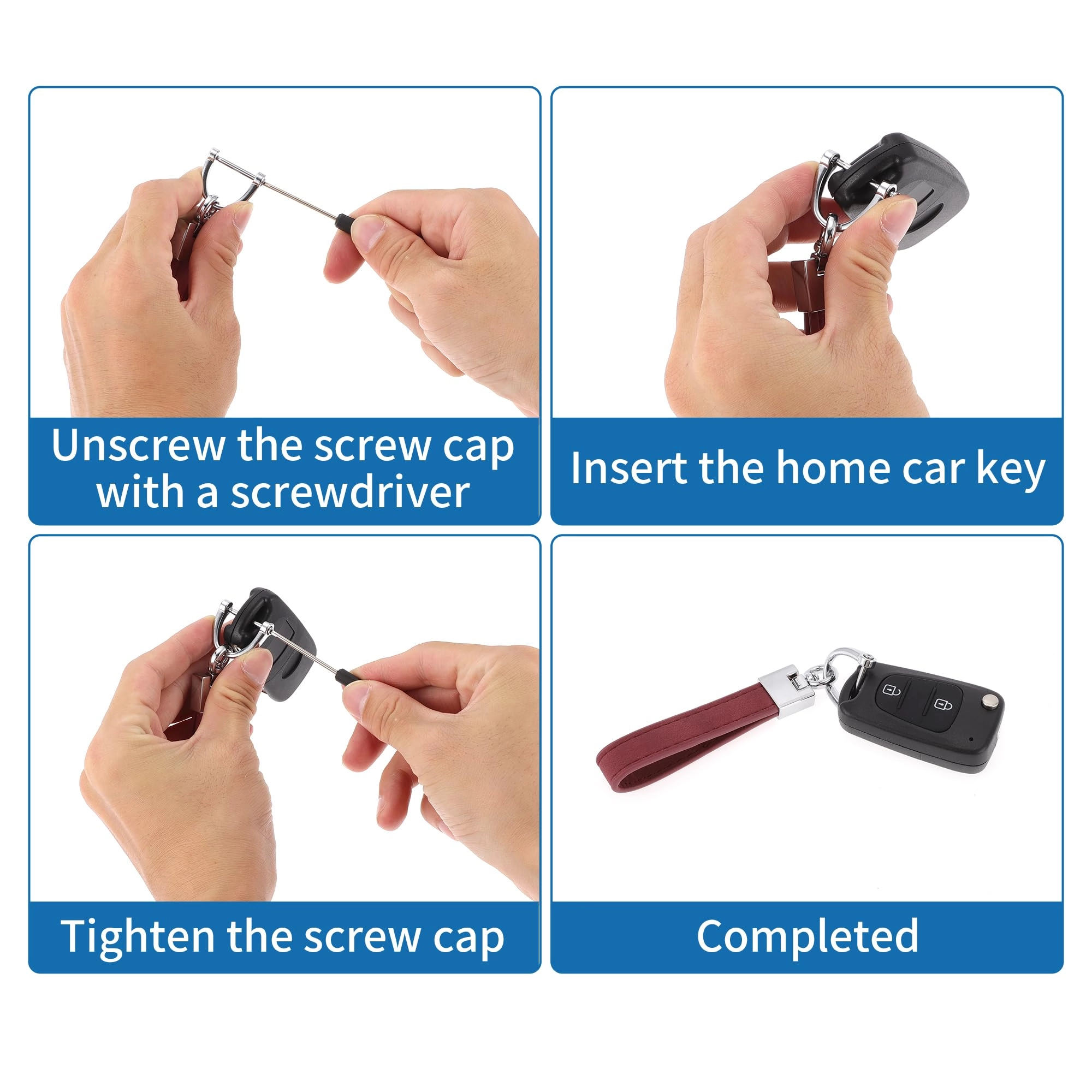 Car Keychain - Deep Blue Universal
