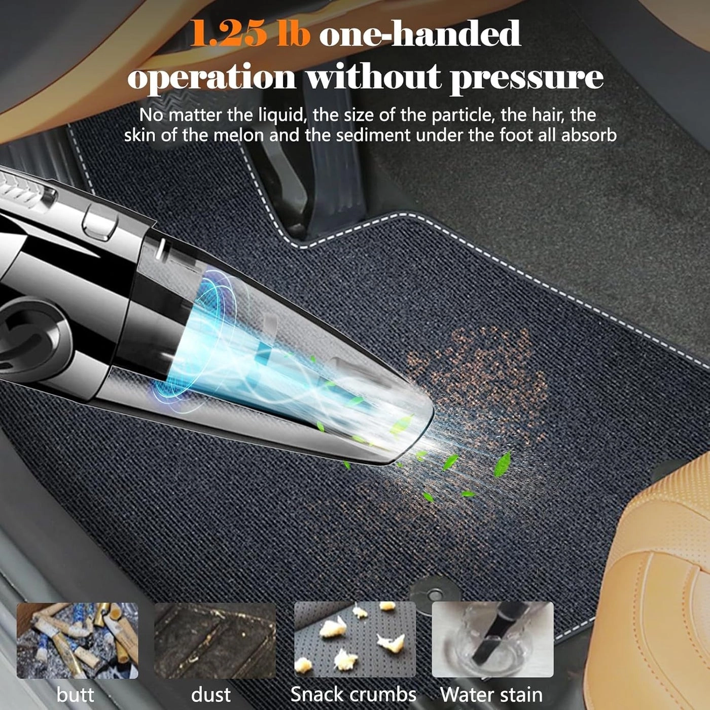 Handheld Vacuum - 1800mAh