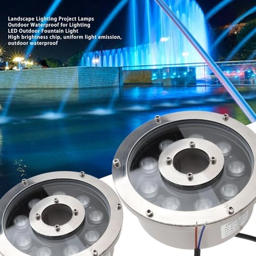 LED Fountain Light - Warm White 9W IP68