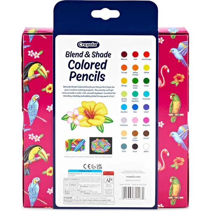 Blend & Shade Colored Pencils - 24 Ct