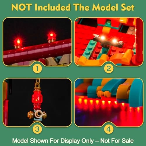 Light Kit - Compatible with LEGO 80119 Galloping Horse Canvas RC Version