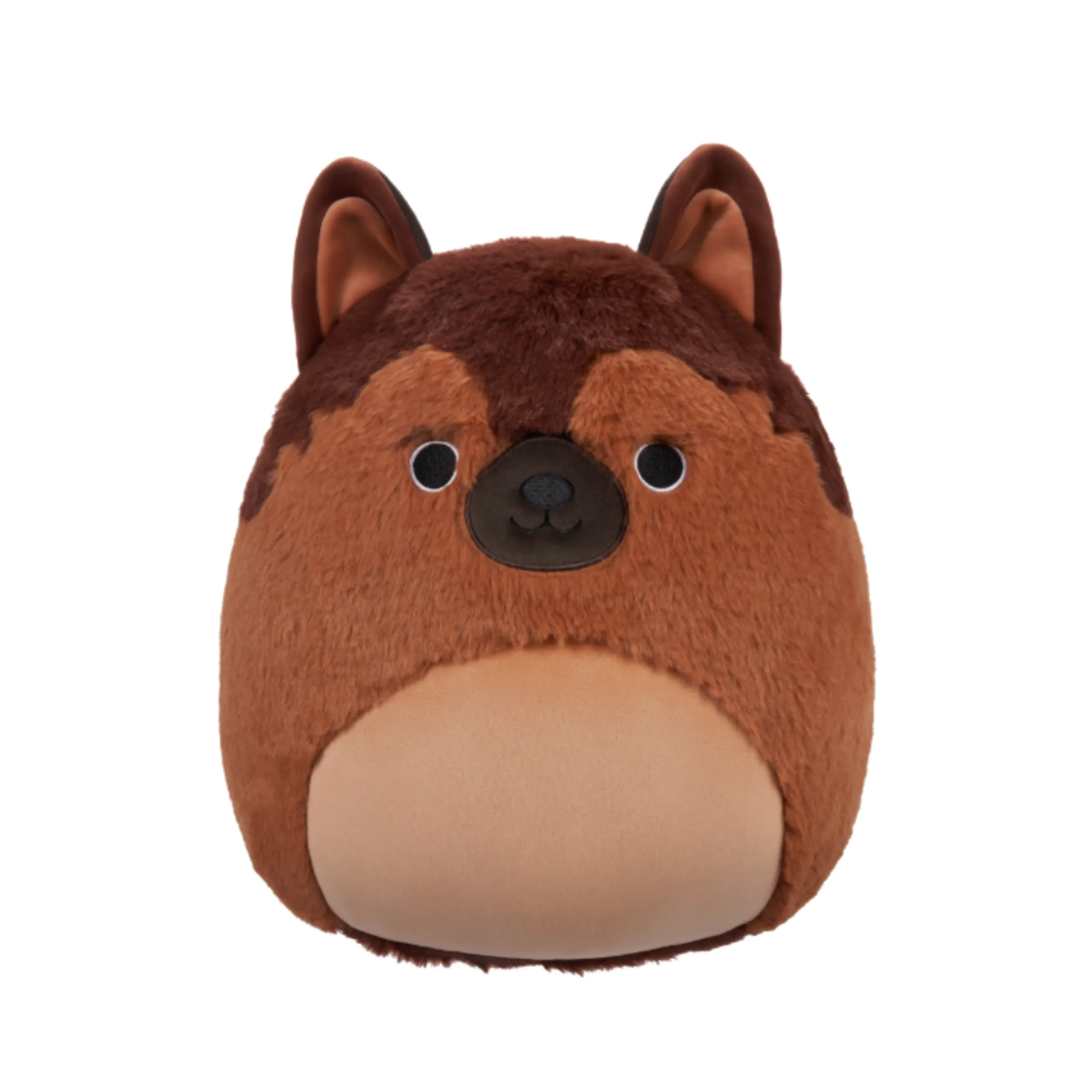 Squishmallows Mario German Shepard Fuzzamallows - 30 cm Plush Brown