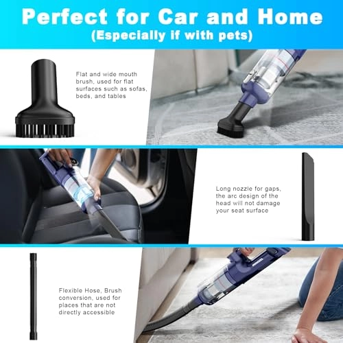 Handheld Vacuum - Cordless 15kPa Brushless Motor