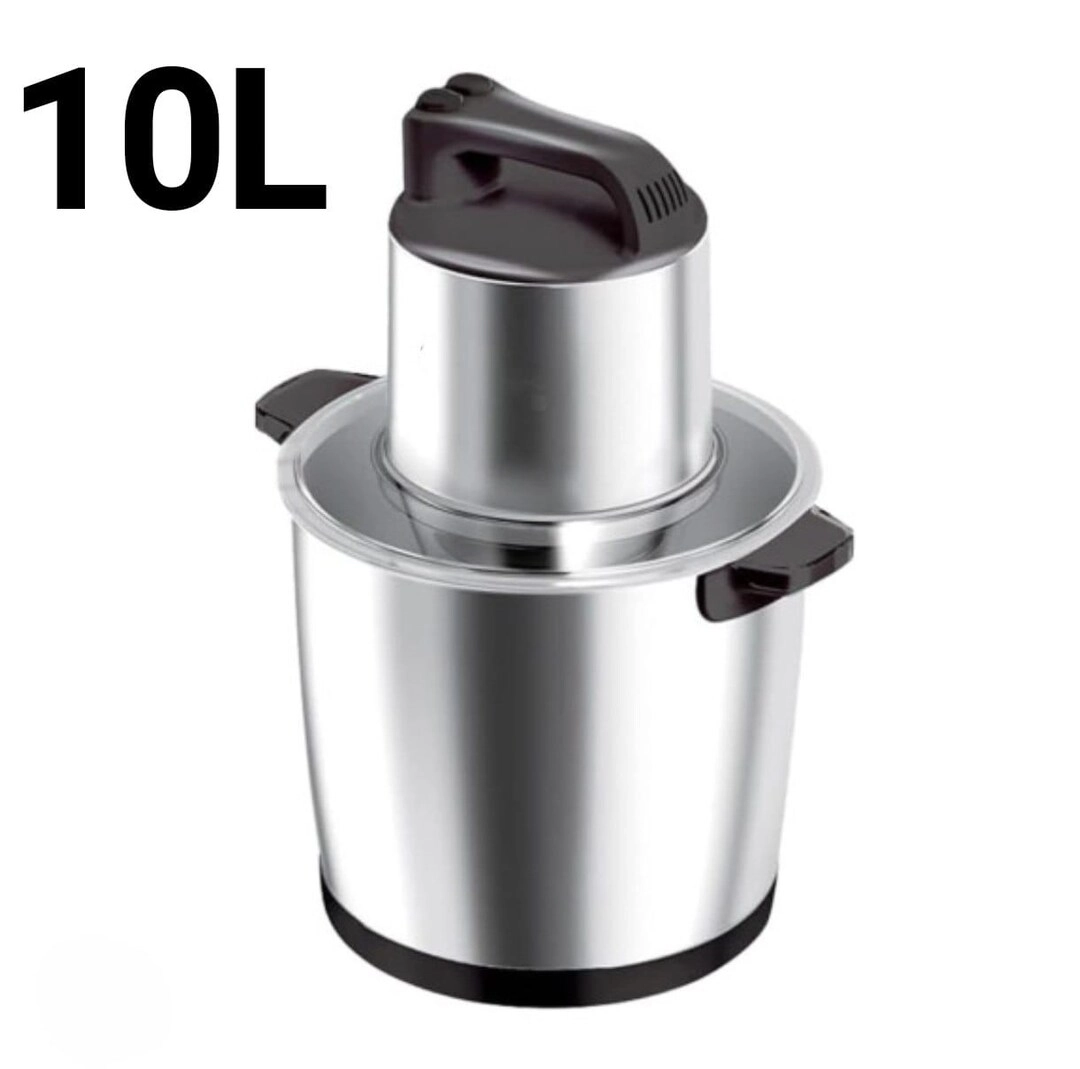 Homotronics Heavy Duty Food Chopper Mincer Grinder - 2000W 10L 2 Grind Speeds