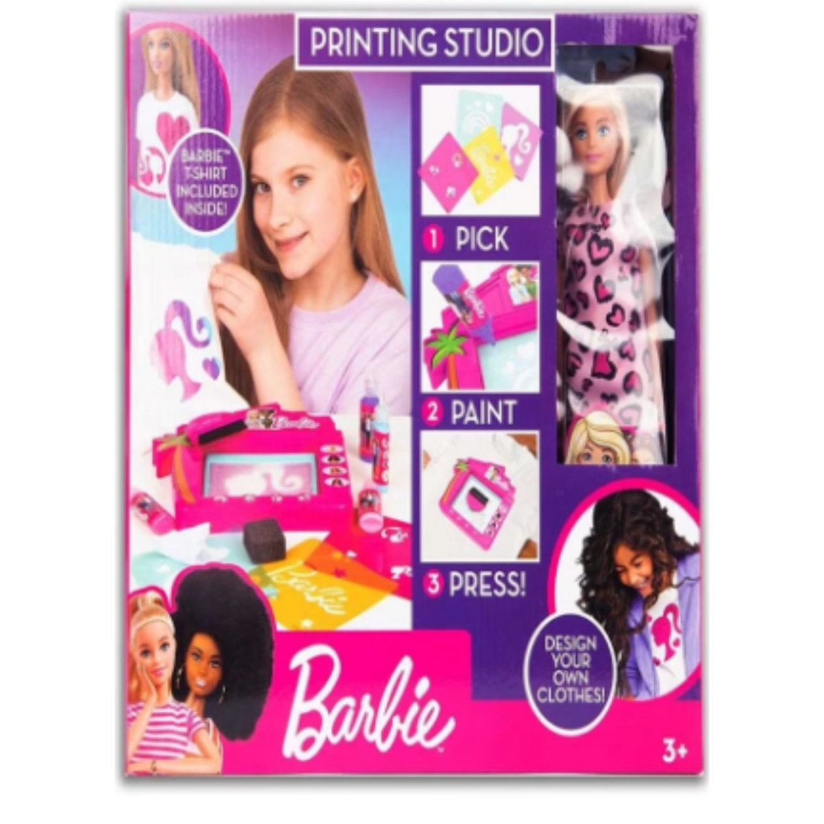 Barbie Printing Studio + Doll