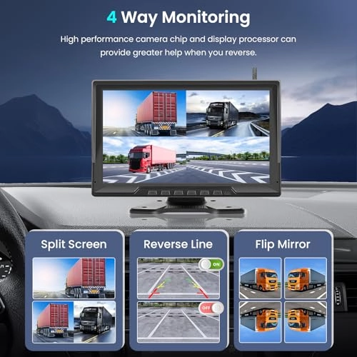 Backup Camera Monitor System - Night vision 1080P