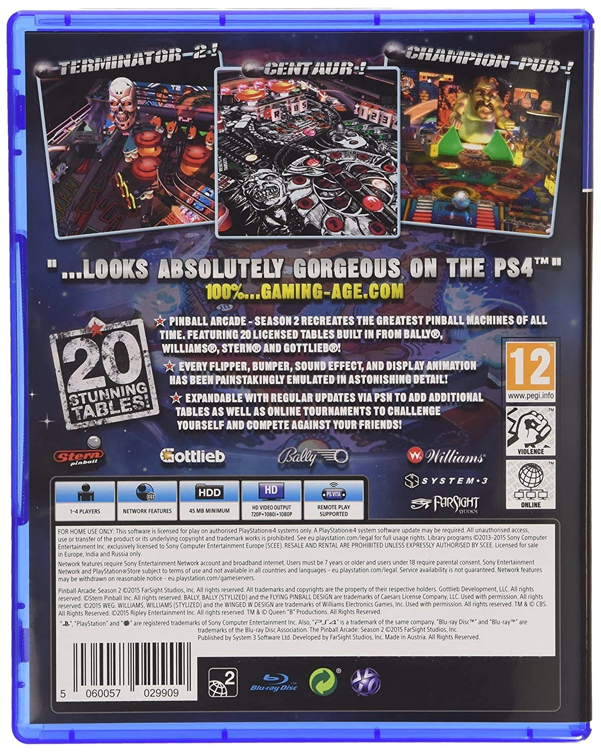 The Pinball Arcade: Season 2 | PS4