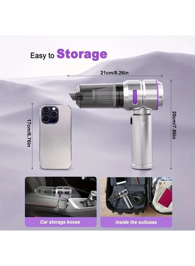 4-in-1 Wireless Handheld Vacuum Cleaner - 2000mAh