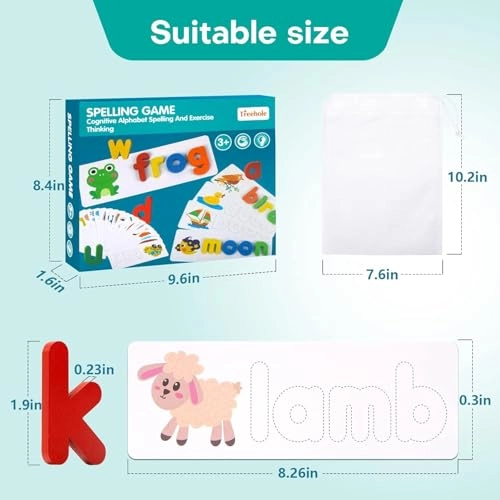 See & Spell - 3–6 80 pieces