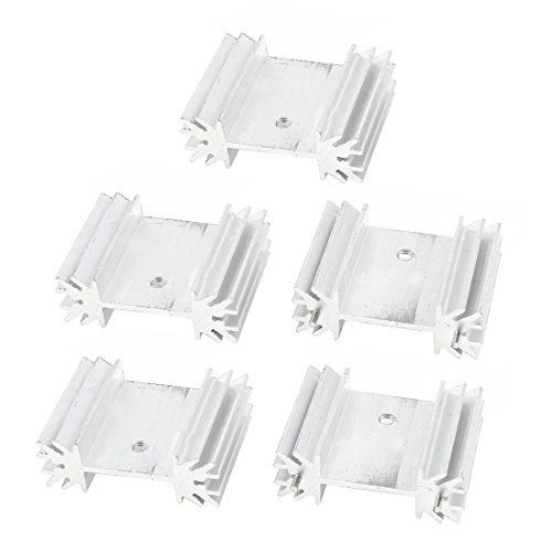 TO220 Power IC Heat Sink - 25x34x12mm 5 Pcs