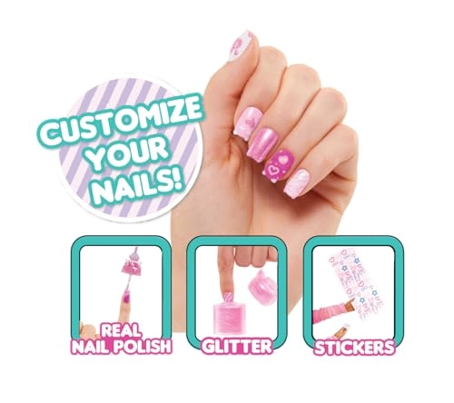 Kitty K Fashion Doll - Sweet Nails 15 Surprises Real Nail Polish Ages 4+