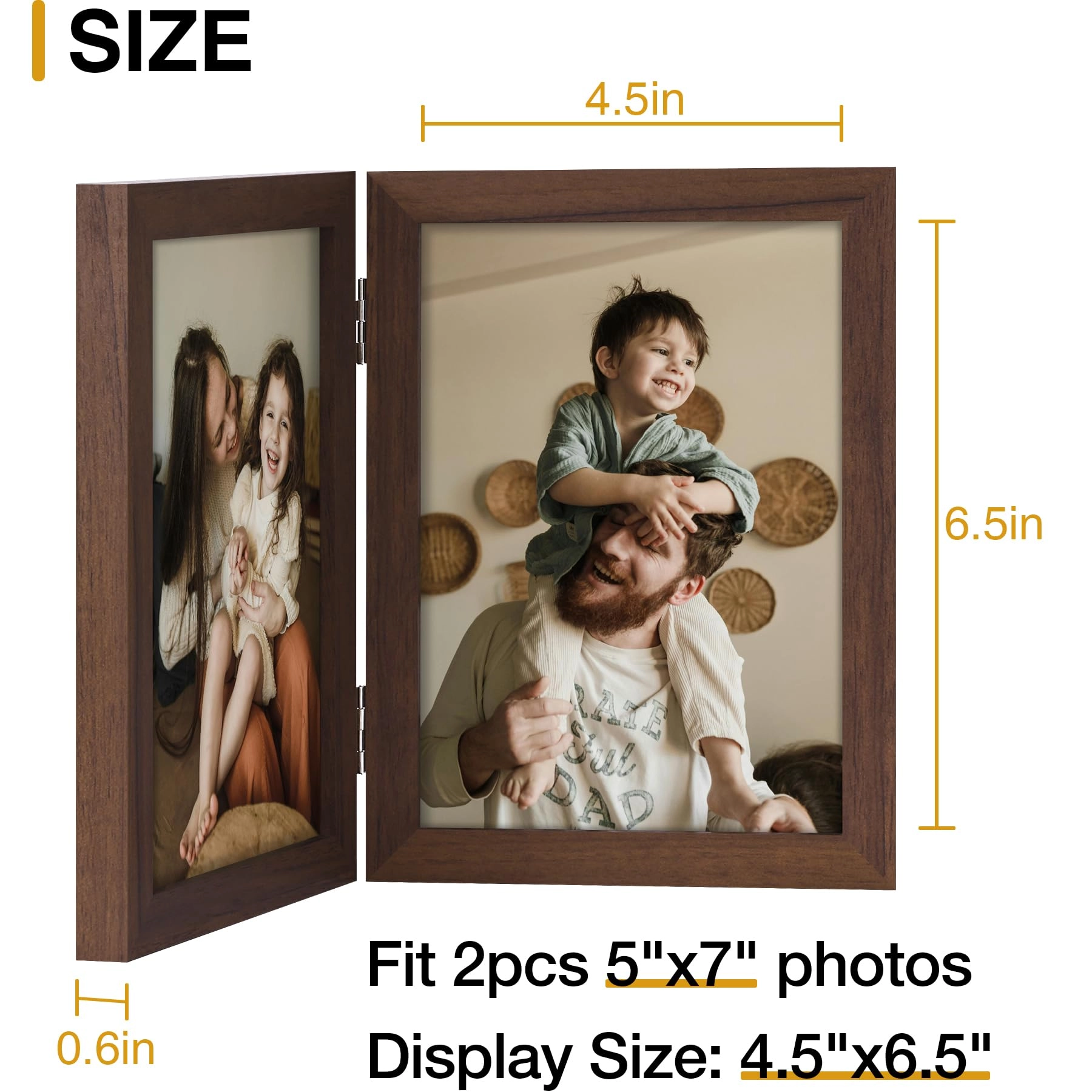 Double Picture Frame - 5x7 2
