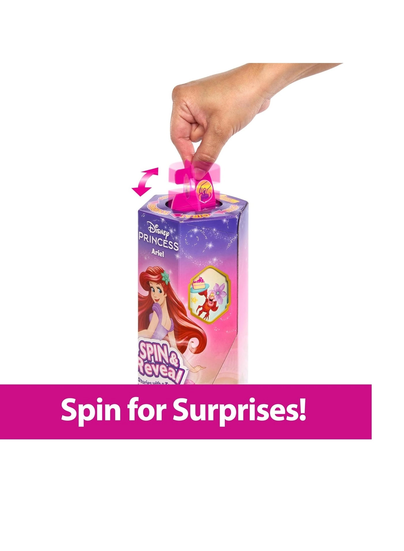 Ariel Doll - Spin & Reveal Ages 3+