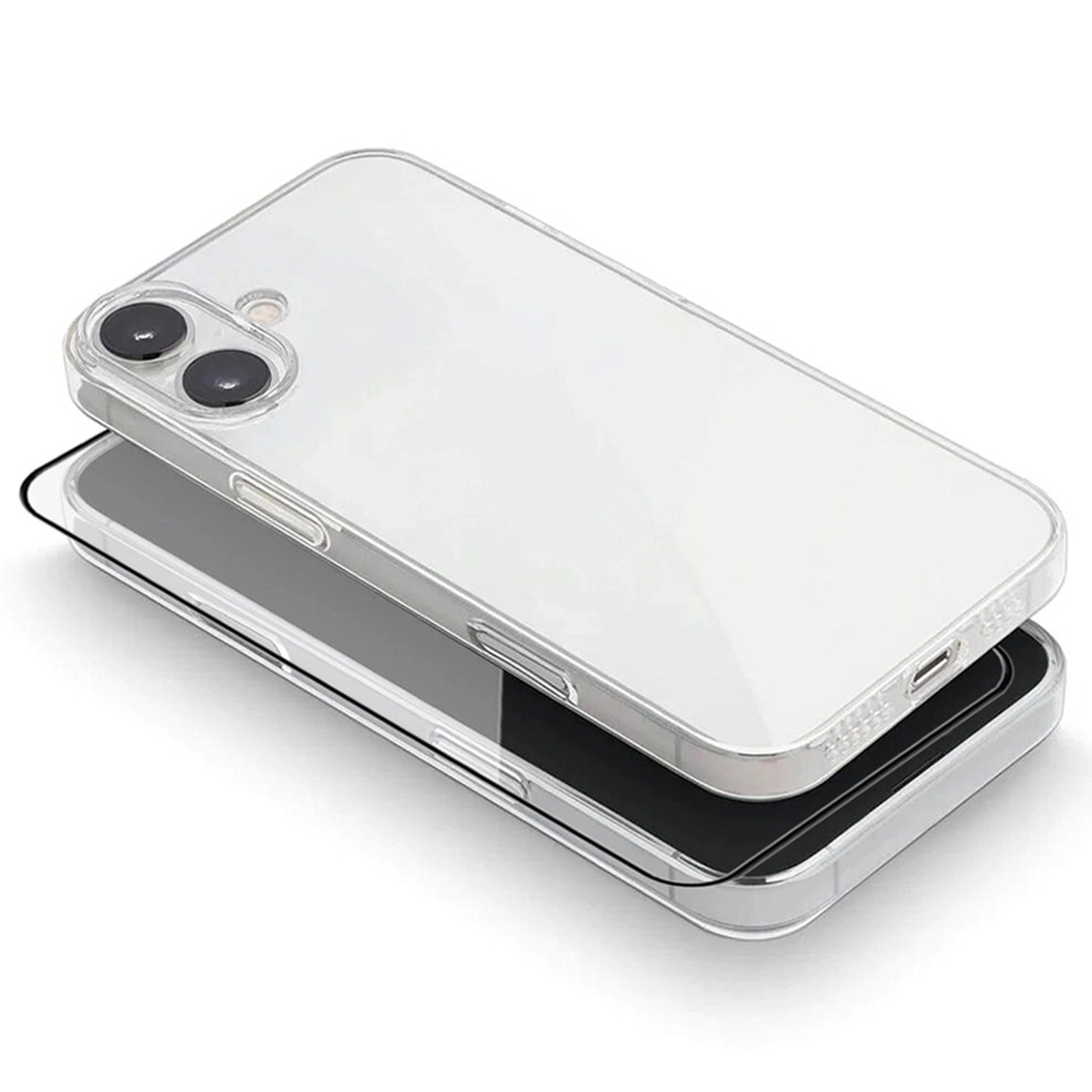 Case with Screen Protector for iPhone 16