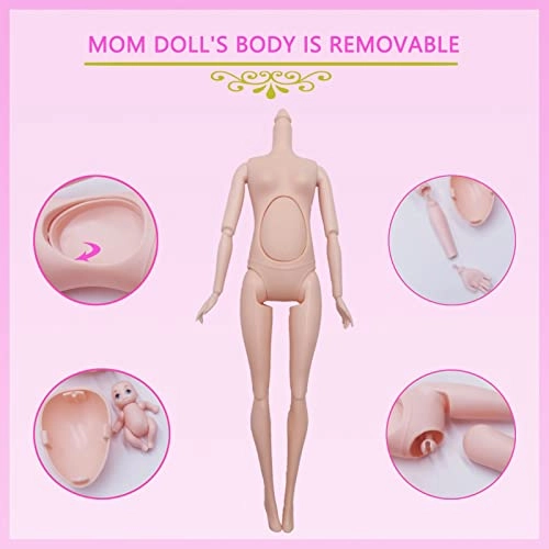 Family Doll Set - Pink Plastic Ages 7+