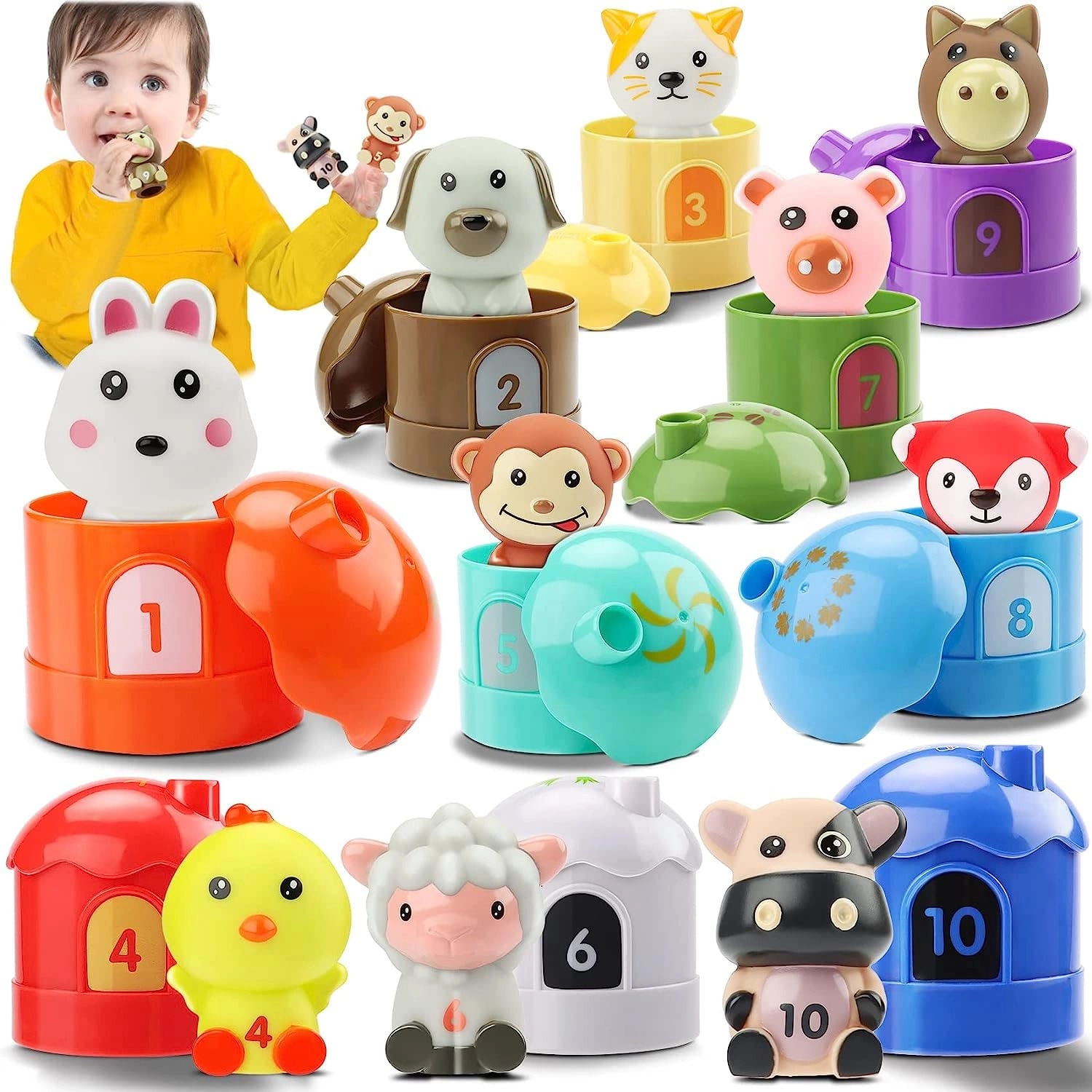 Farm Animals Toy - Toddlers aged 1-3 20 piece(s)