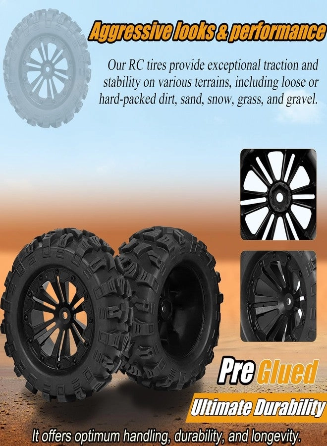 12mm Hex RC Wheels and Tires - 1/10 Scale