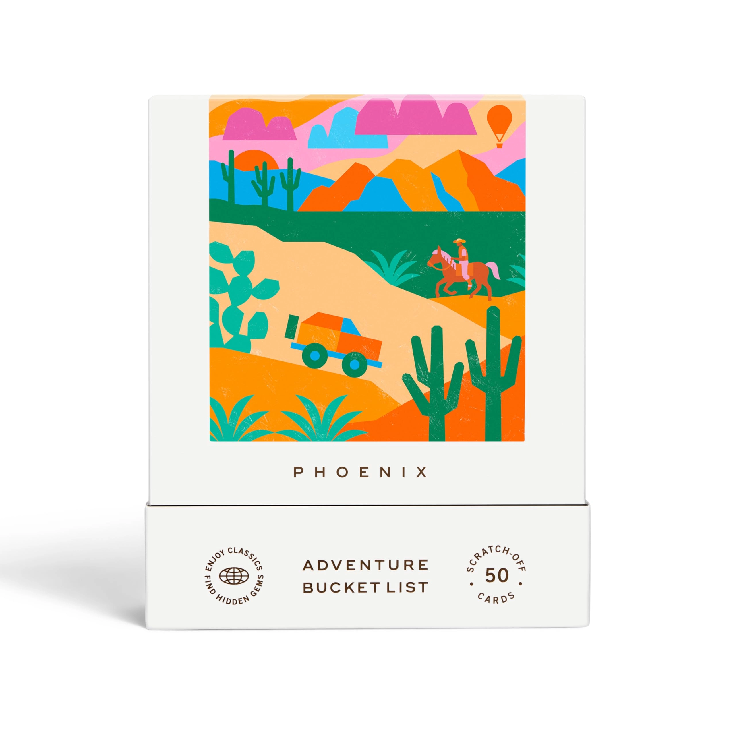 Reach International Outfitters Arizona Adventure Bucket List - 50 Scratch-Off Cards Multicolor