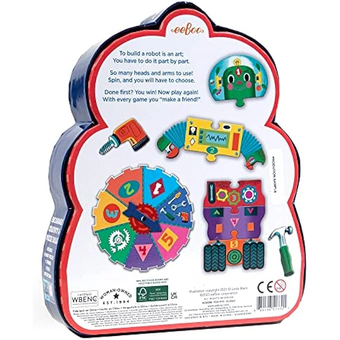 Build a Robot Spinner Game - 3 Years and up