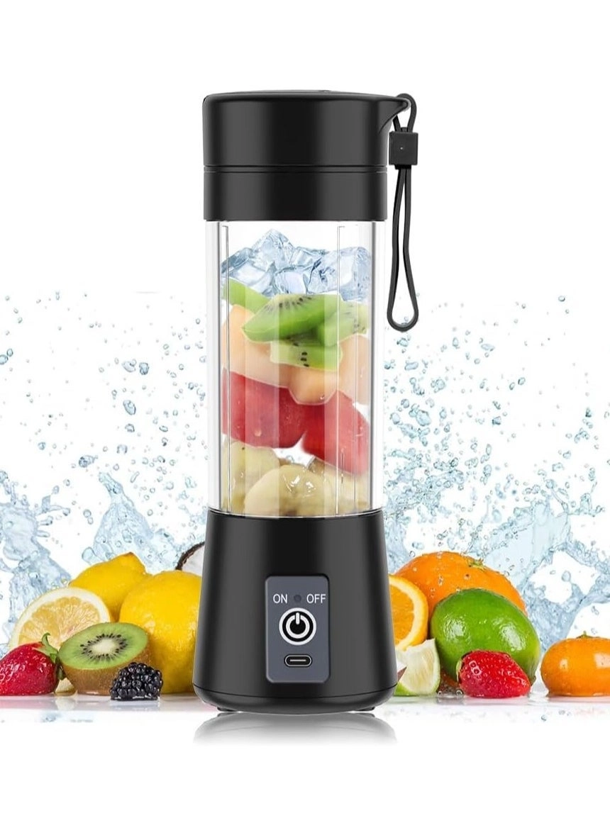 Portable Blender Smoothie Maker - Rechargeable Leakproof Lid Sip Spout