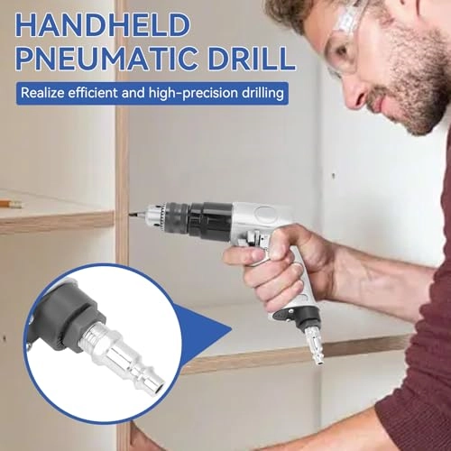 Pneumatic Drill - 3/8" 1700rpm Reversible Air Powered