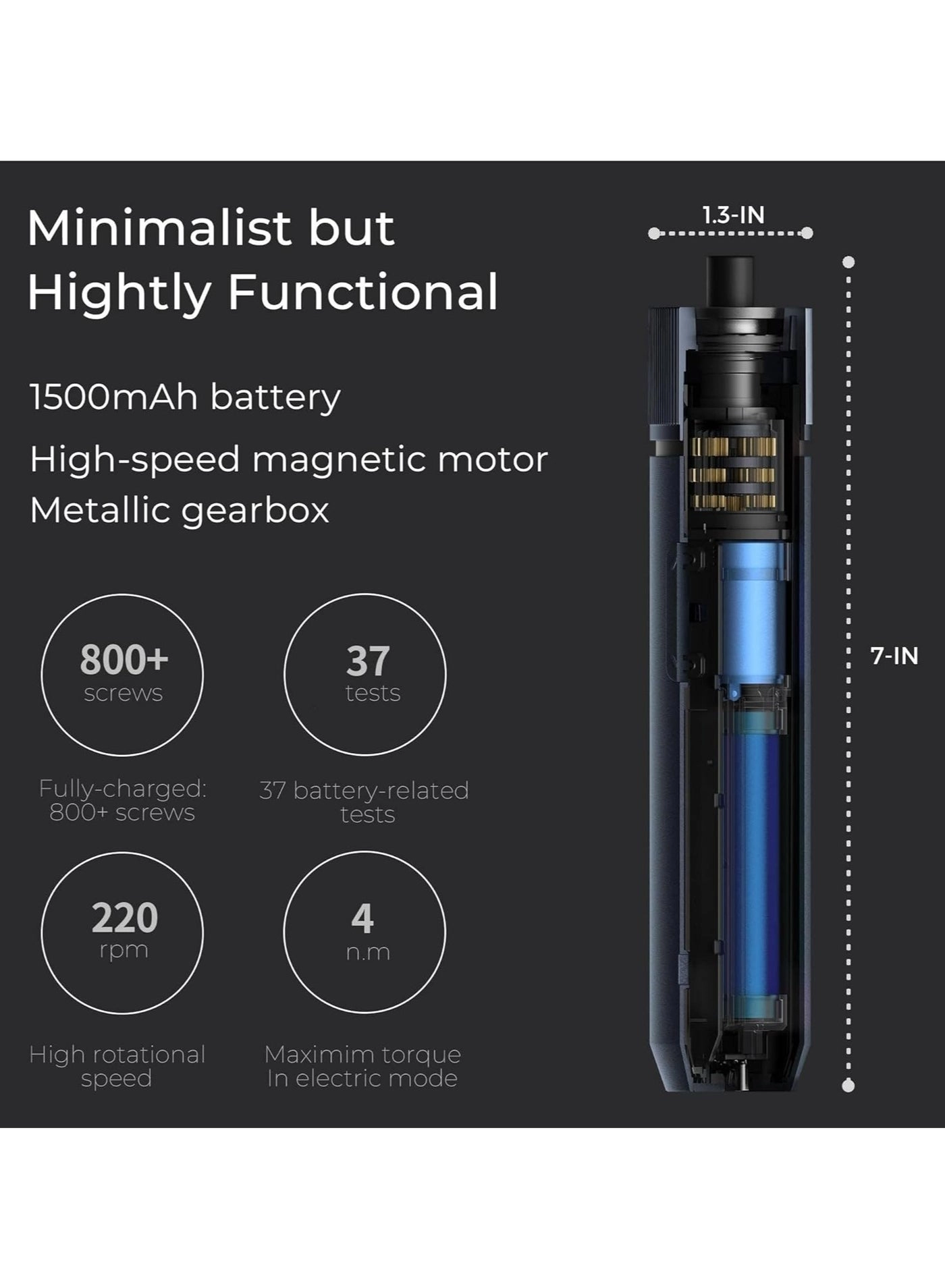 Electric Screwdriver Kit - 1500mAh