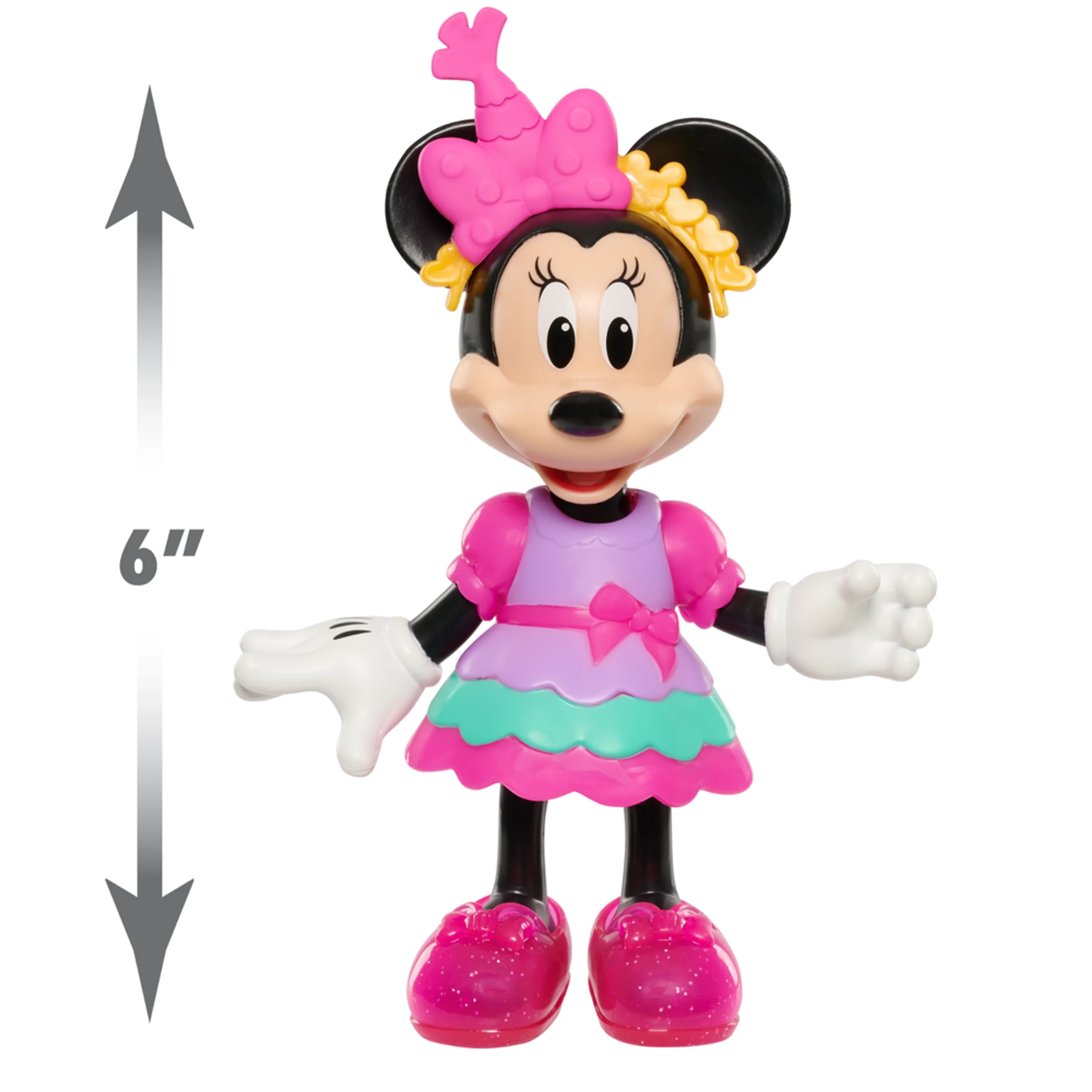 Minnie Mouse Fabulous Fashion Doll - 6-inch 14-Piece Ages 3+
