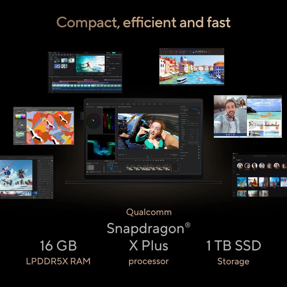 ProArt PZ13 HT5306QA-LX002W - 13.3'' Snapdragon X Plus X1P 42 100 16 GB 1 TB SSD