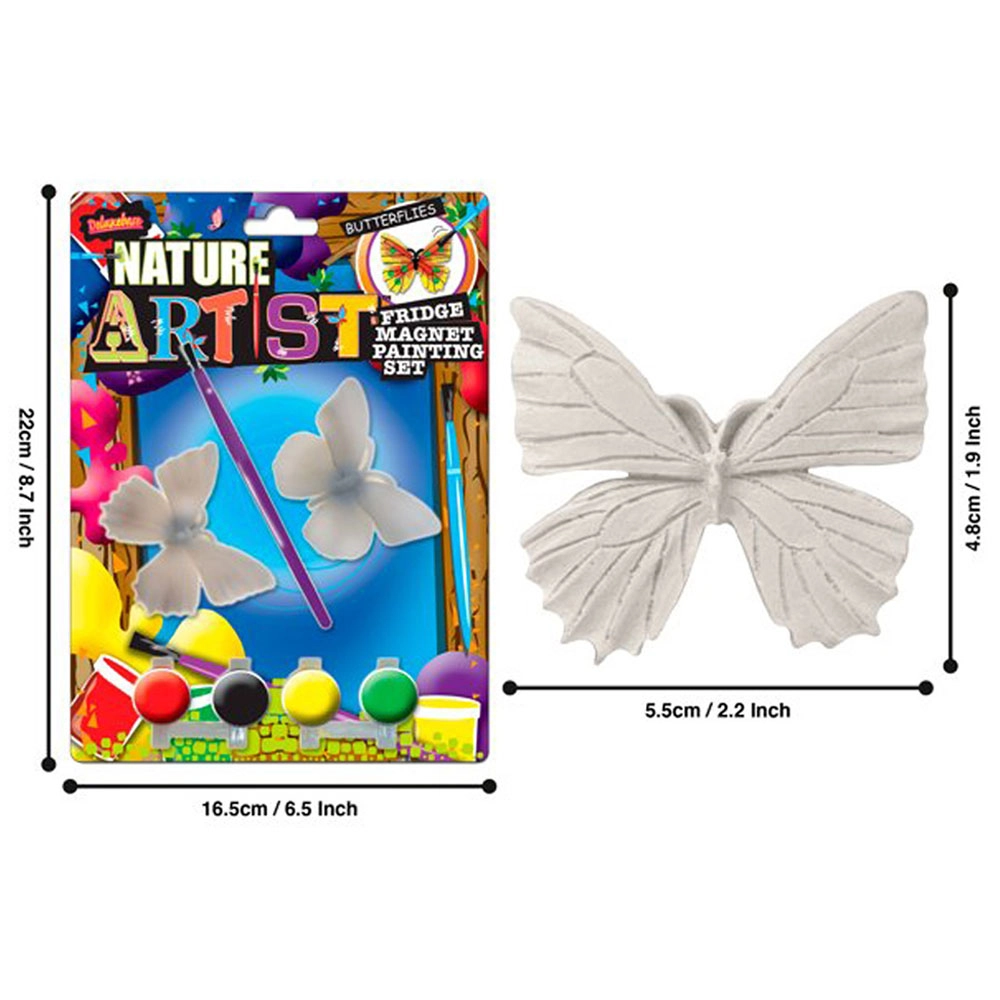 Nature Artist - Butterflies 7cm x 9cm