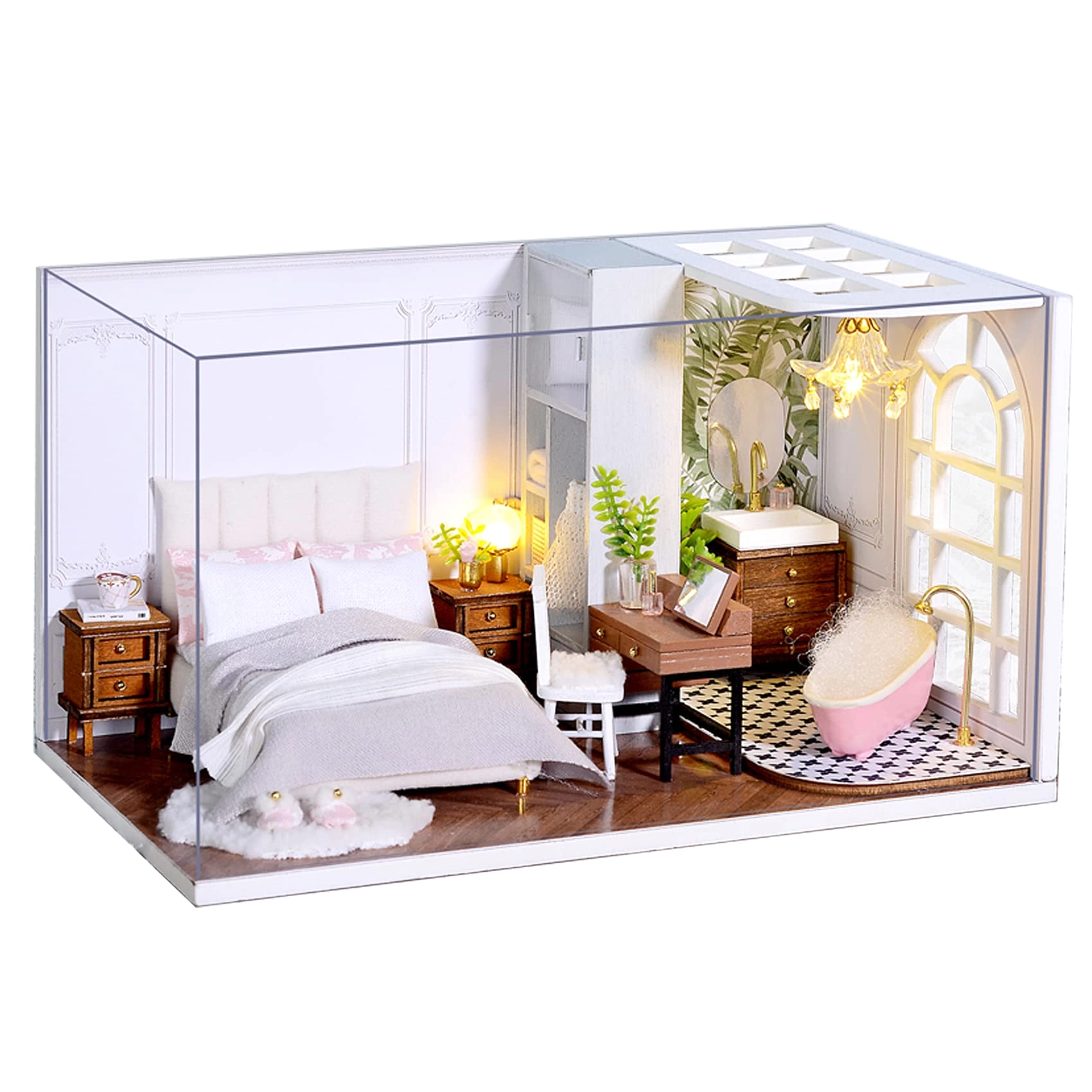 Spilay DIY Miniature Dollhouse Kit - Lazy Day 1:24