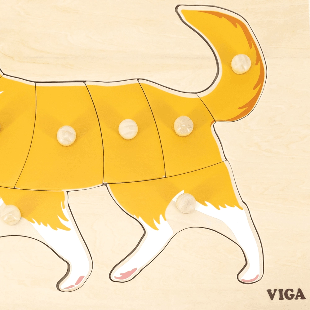 Montessori Puzzle Dog - 3 +