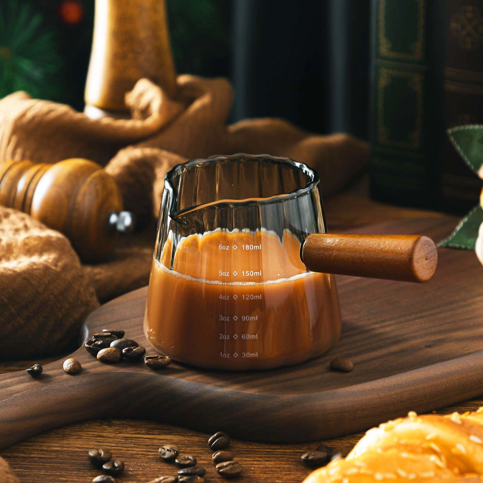 Espresso Shot Glass - 1 pcs - Handle - 180 ml