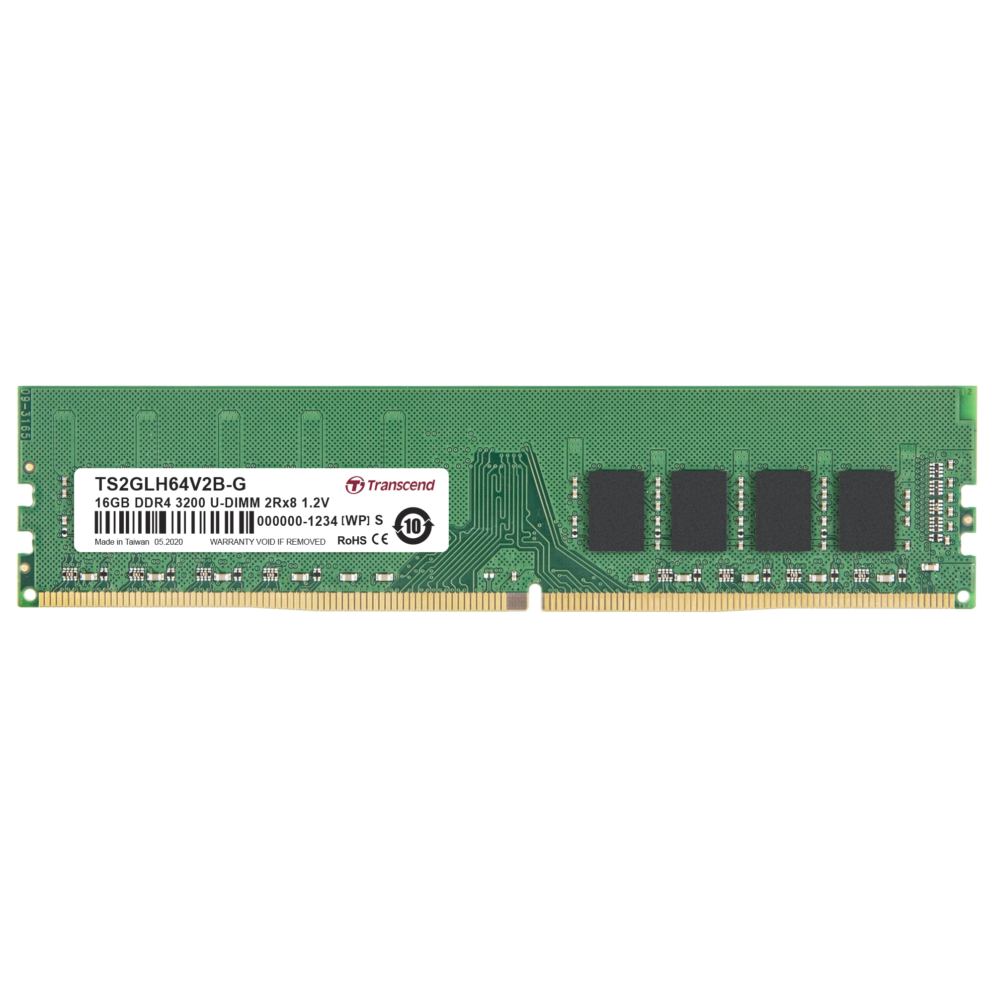 JM3200HLB-16GK - 16 GB 3200 MHz Desktop (U-DIMM) DDR4