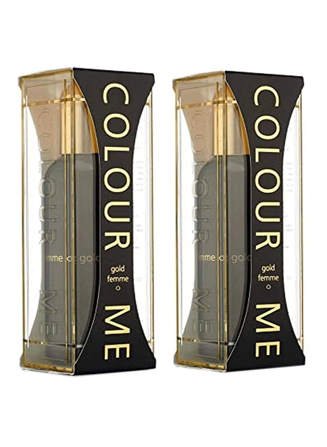 MILTON-LLOYD Colour Me Femme Gold Eau de Toilette 100ml Bundle
