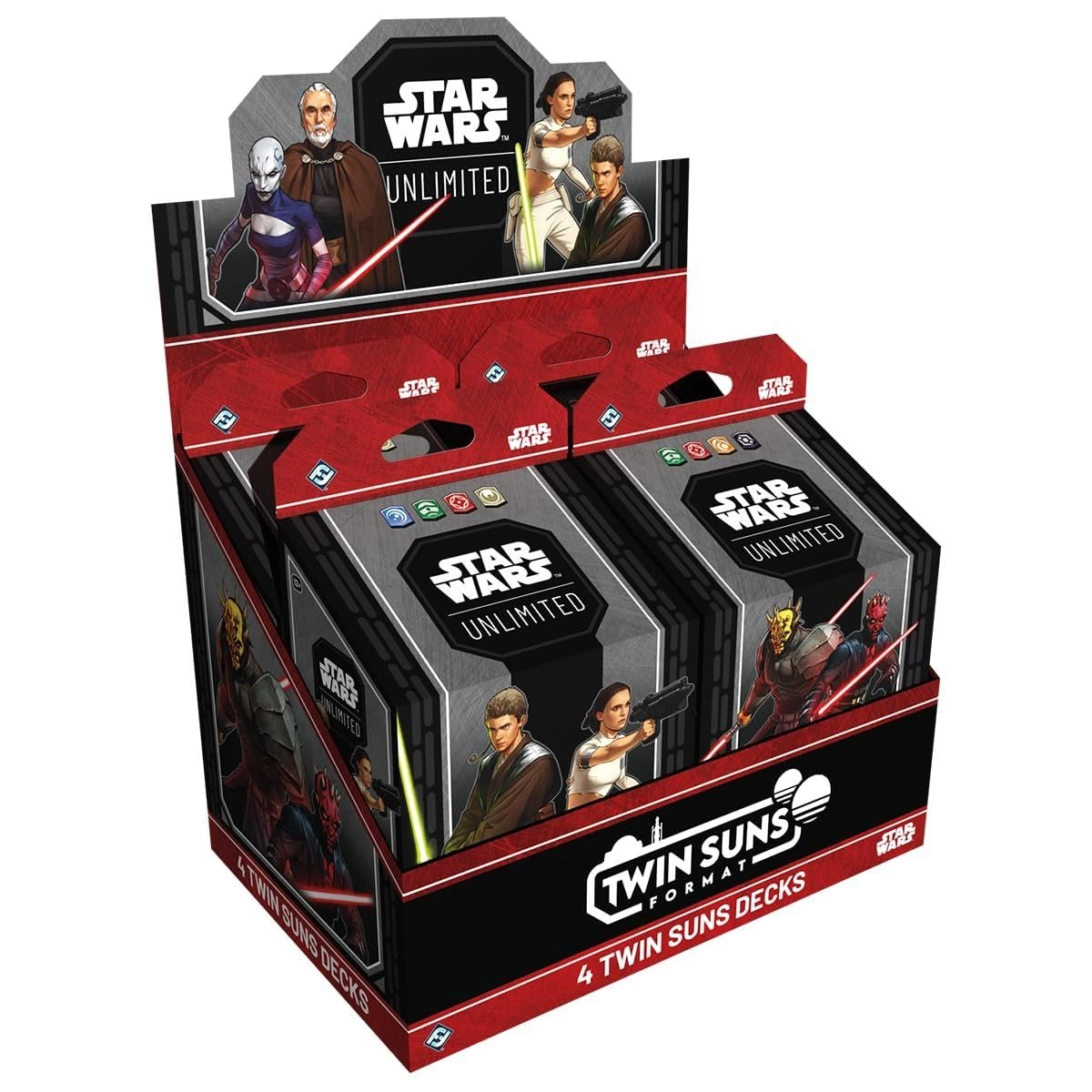 Asmodee Star Wars: Unlimited: Twin Suns Deck Display