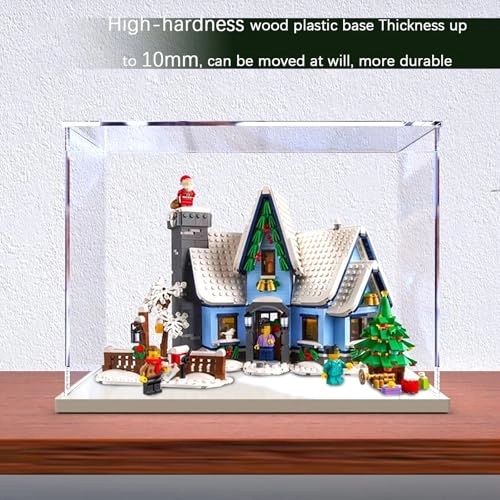 Acrylic Display Case - 35x20x25 cm White Base